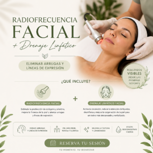 Radiofrecuencia Facial + Drenaje Linfático: Elimina Arrugas y Líneas de Expresión