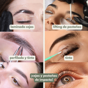 Lifting de pestañas +  Laminado y Perfilado de Cejas + Tinte