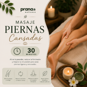 Masaje Piernas Cansadas (30 min)