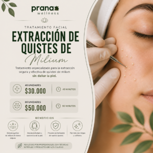 Extracción de Quistes de Milium