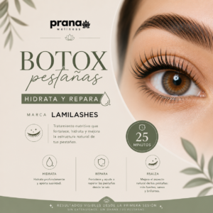 Pestañas: Botox Hidratación y Reparación Lamilashes (25 min)