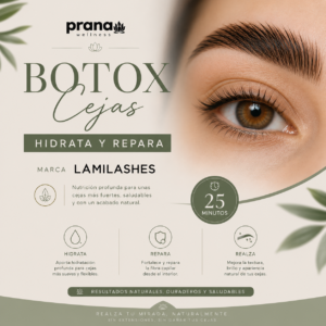 Cejas: Botox Hidratación y Reparación Lamilashes (25 min)