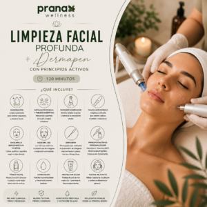 Limpieza Facial Profunda + Dermapen Con Principios Activos (120 min)