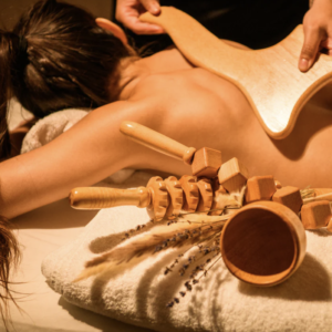 Masaje Manual + Maderoterapia Full Body Reductivo 60 minutos