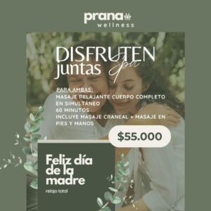 ♥ Día de Spa: Masaje Relajación + Craneofacial 60 minutos para 2 ♥