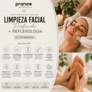 Limpieza Facial Profunda + Reflexología (120 min)