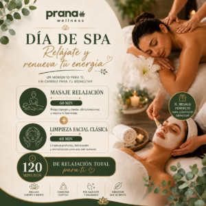 Día de Spa: Masaje Relajación (60 min) + Limpieza Facial Clásica (60 min)