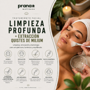 Limpieza Facial Profunda + Extracción Quistes de Milium (90 min)